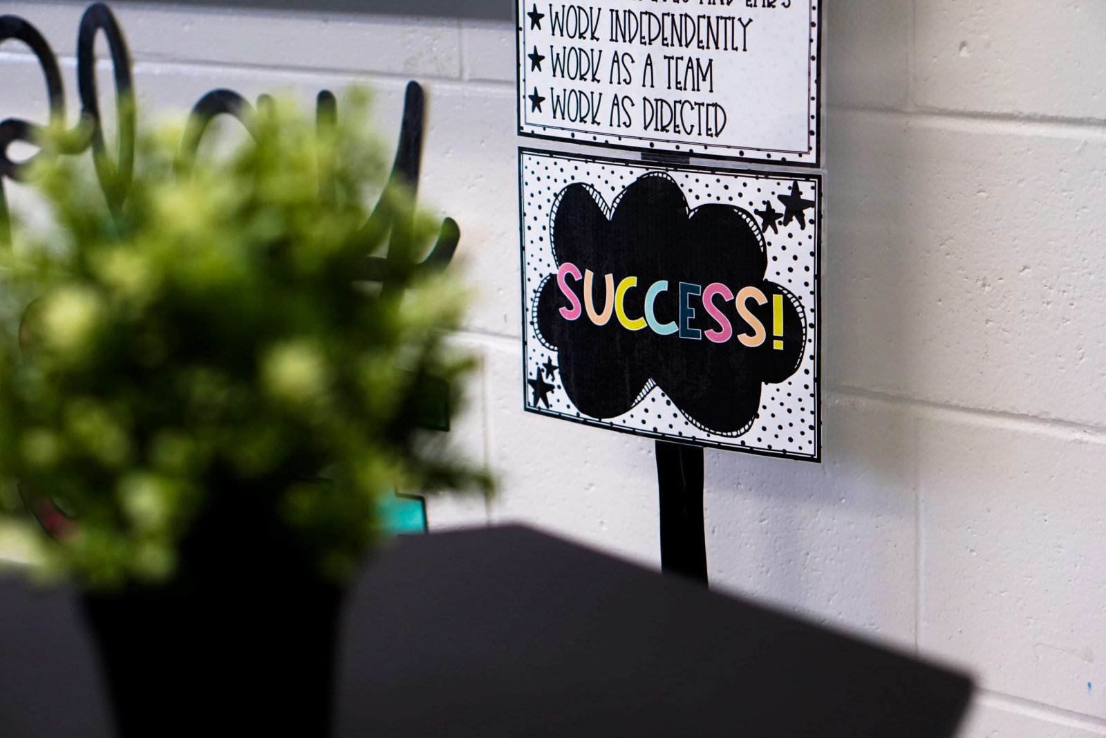 Bold Bright S And Black Whites Classroom Makeover Confetti Creativity