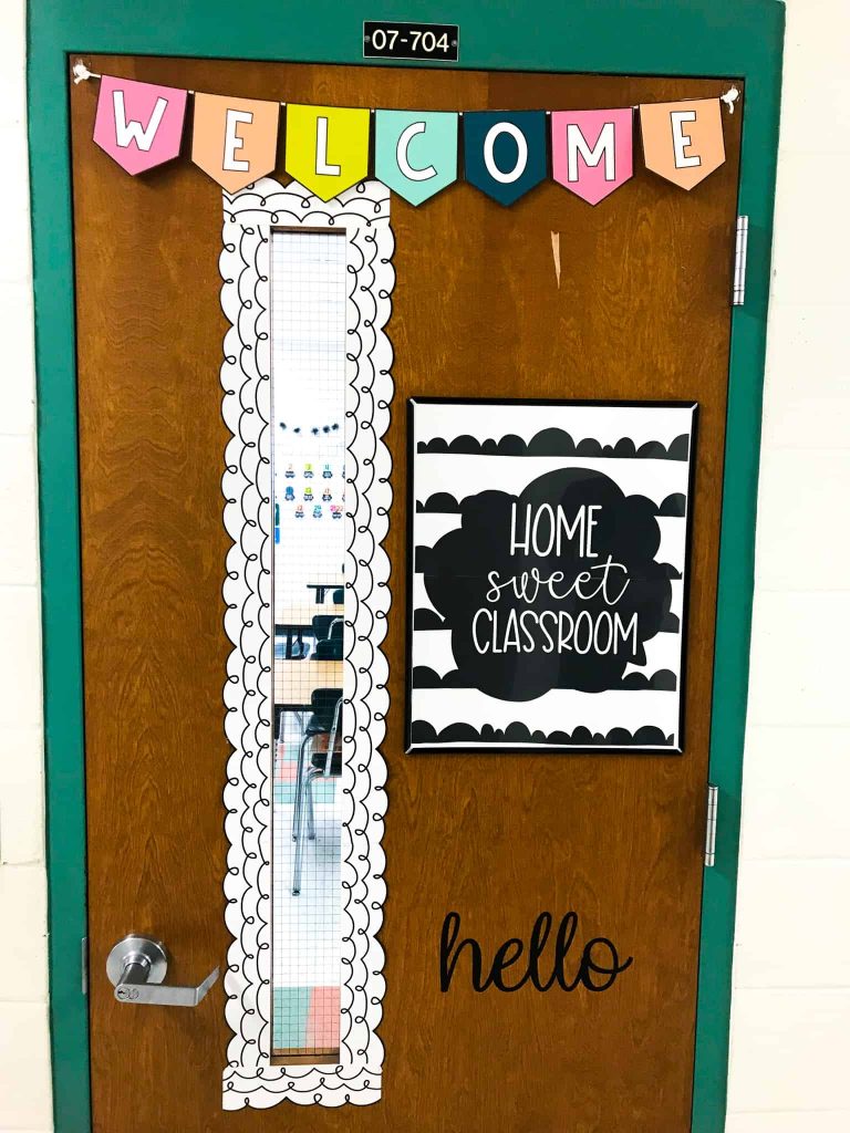 Door of classroom