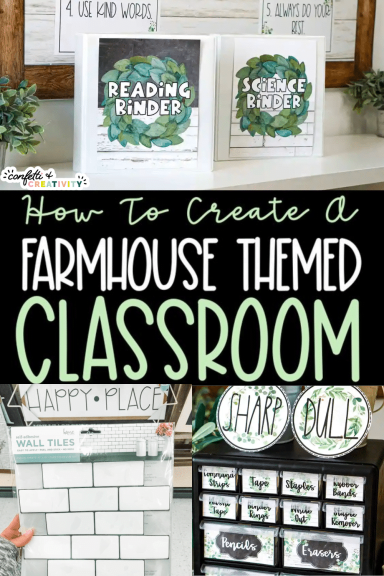 8 Farmhouse Classroom Essentials