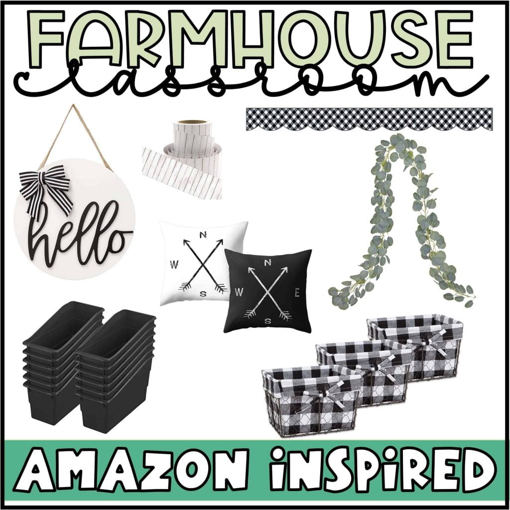 Amazon Inspired Farmhouse Classroom Decor
