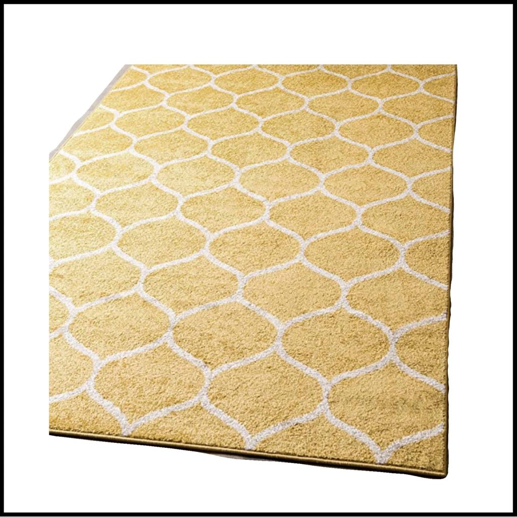 Bright Yellow Rug for the Classroom