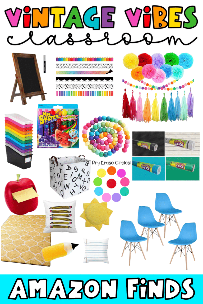 Bright Classroom Amazon Finds