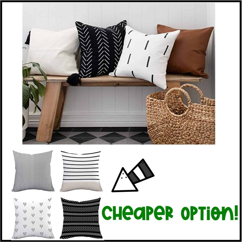 Black and White Pillows for the Classroom