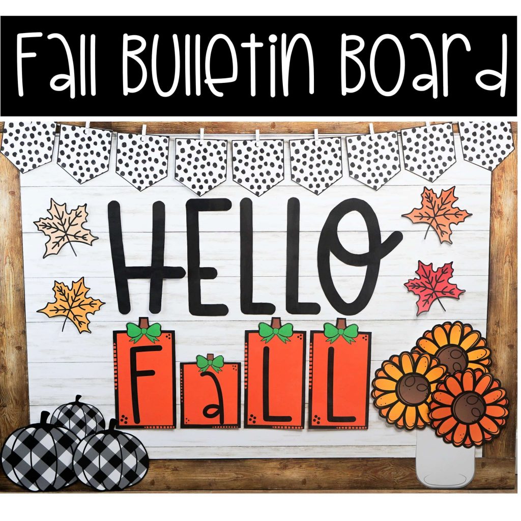 Fall Bulletin Board from Confetti and Creativity