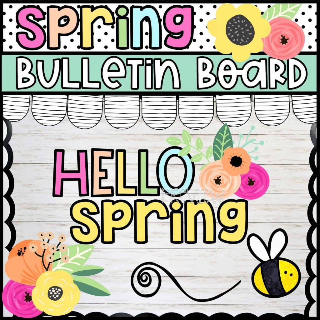 2 Fresh Spring Bulletin Board Ideas | Confetti & Creativity