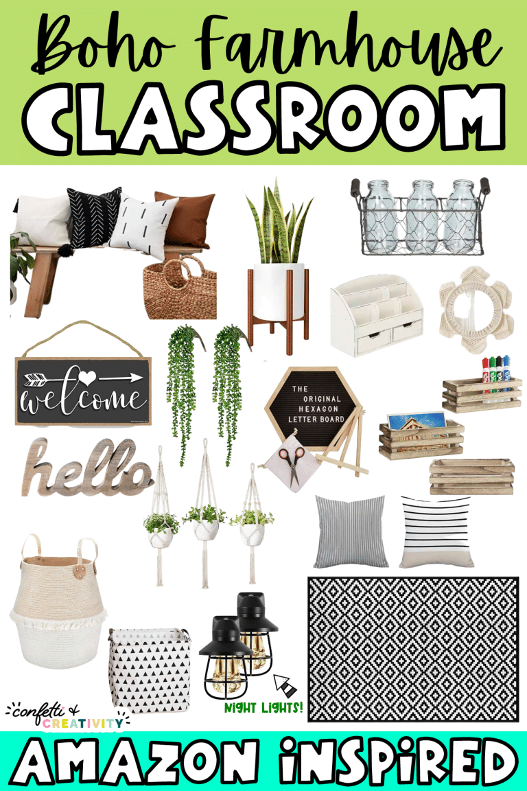 Boho Farmhouse Classroom Decor Amazon Finds