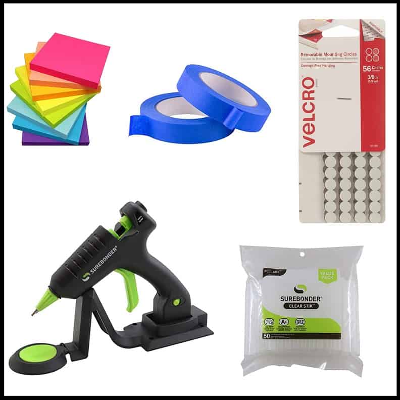 Tools for Connecting Things to Wall for Classroom Set Up