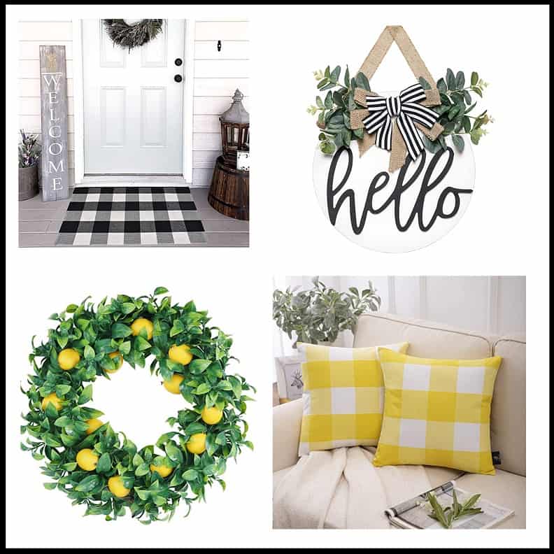 Options to add hospitality to go along with lemon classrom decor