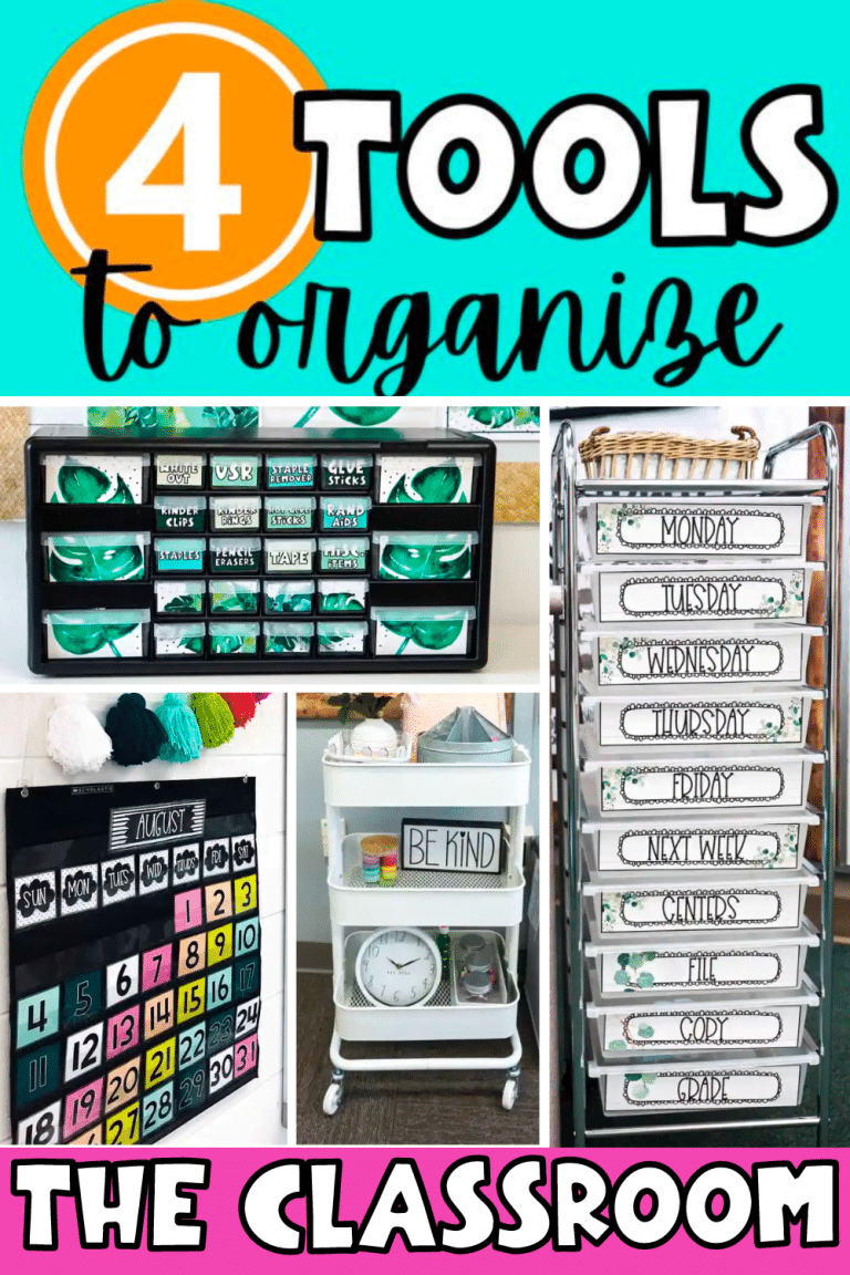 4 Incredible Tools to Organize the Classroom