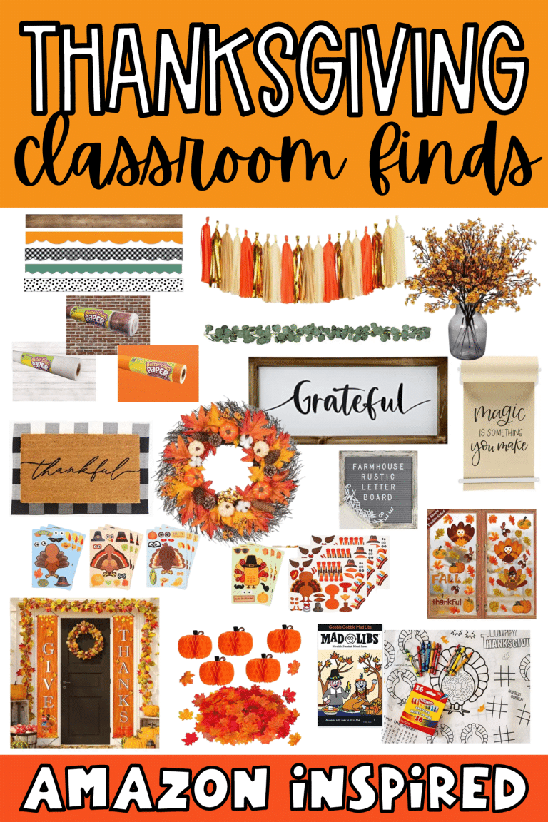 Beautiful Thanksgiving Decorations for the Classroom