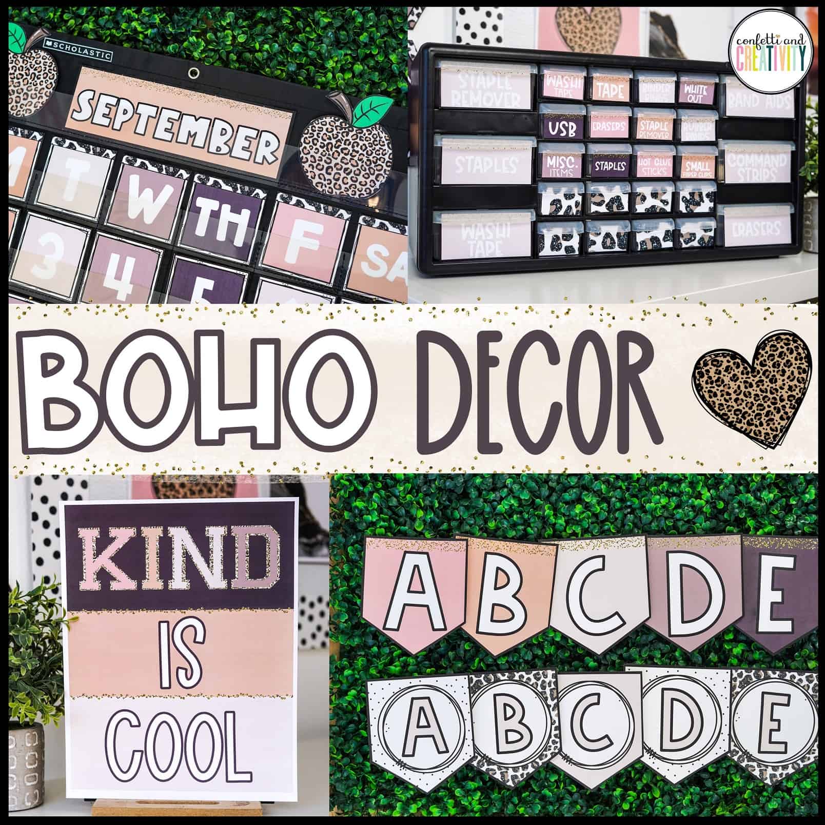 Neutral Classroom Decor