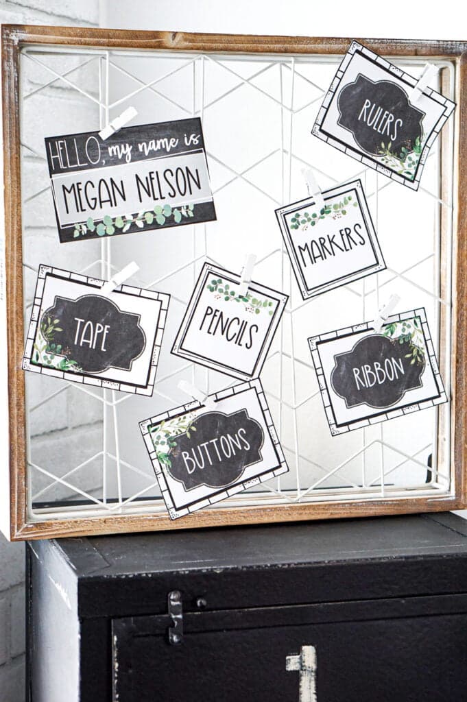 Modern Farmhouse Editable Labels