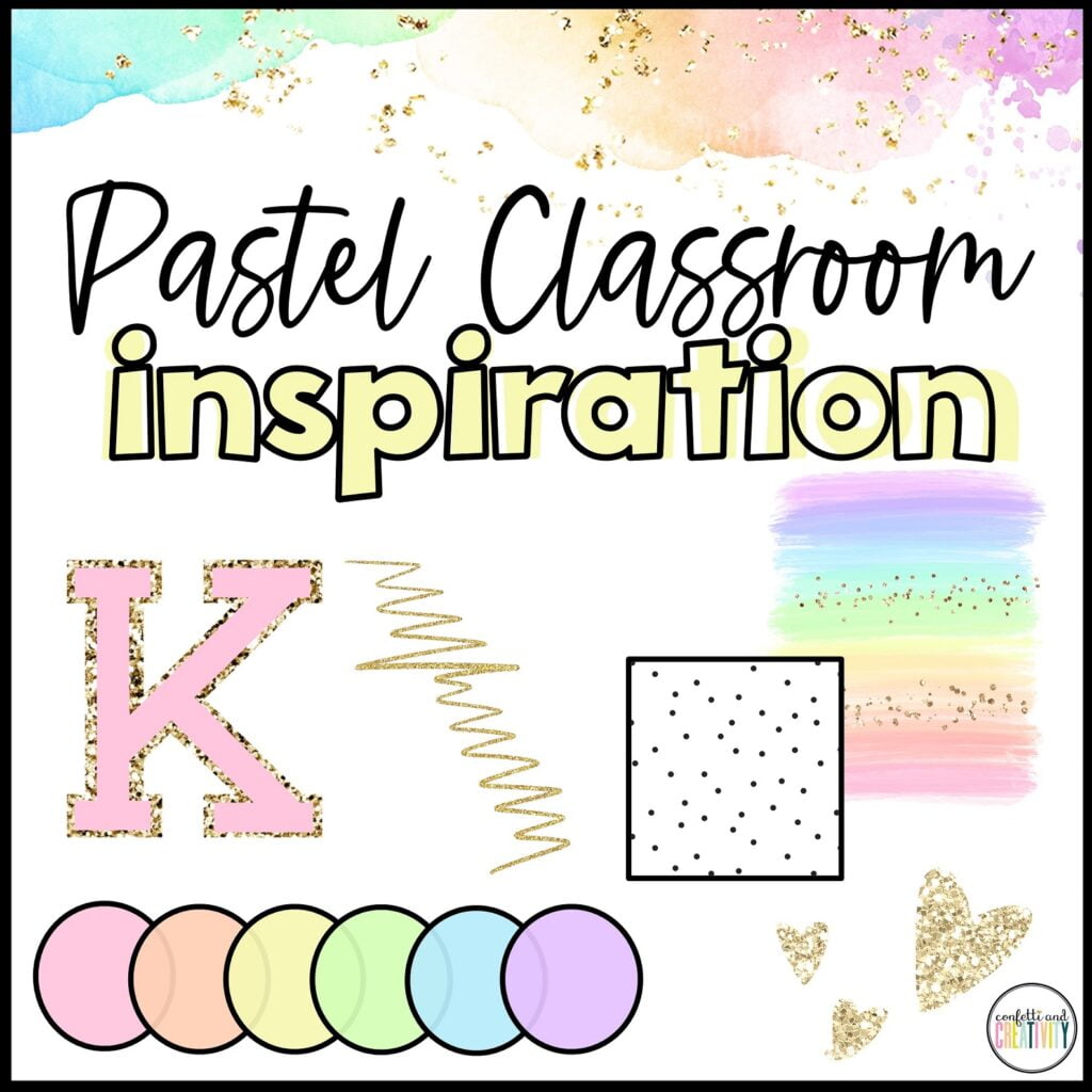 Pastel Classroom Decor Mood Board
