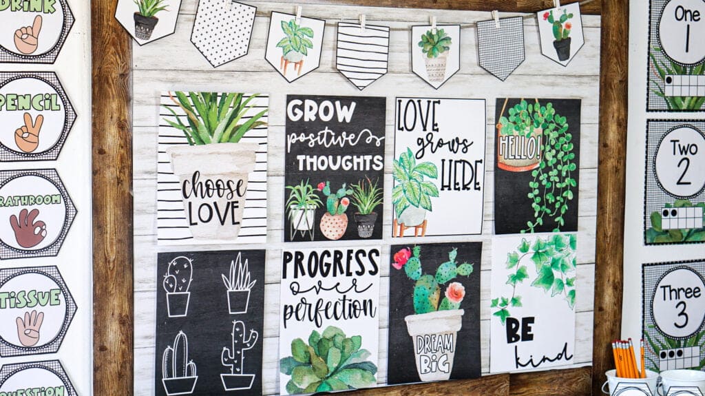 These motivational growth mindset posters are the perfect way to let kindness bloom in your classroom!