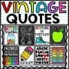 Bright Vintage Vibes Classroom Decor Bundle