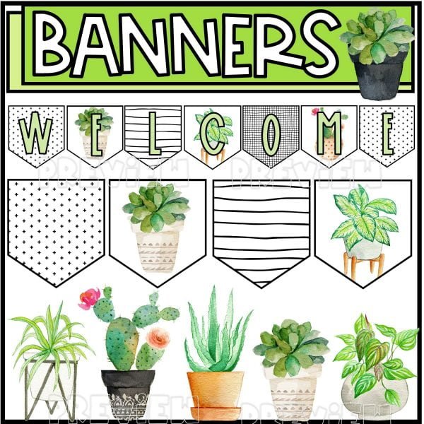 Plant Classroom Decor Bundle