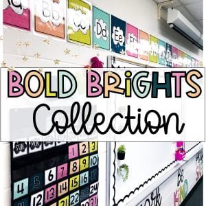 Bold Brights Birthday Board