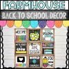 Farmhouse Back to School Posters