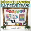 Distance Learning Backdrop Decor
