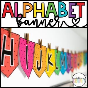 Bright Vintage Vibes Alphabet Posters