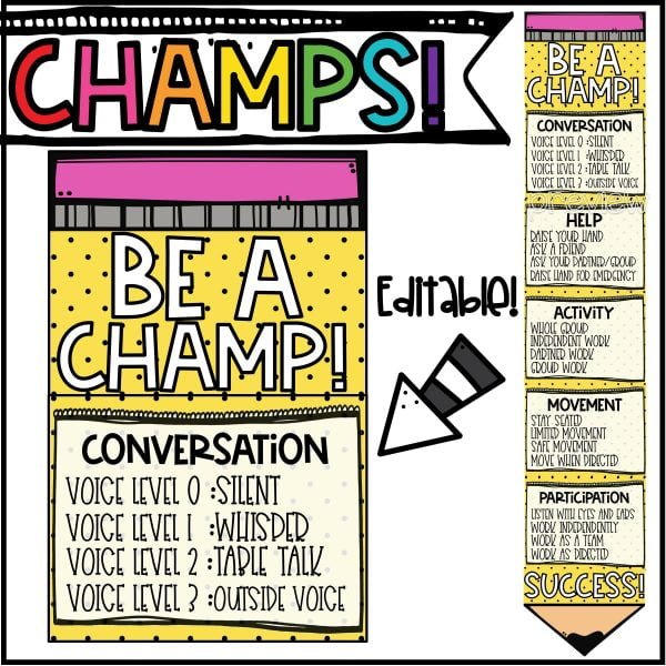 Bright Vintage Vibes CHAMPS Posters