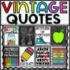 Bright Vintage Vibes Growth Mindset Quotes