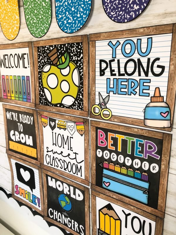 Farmhouse Back to School Posters | Confetti & Creativity