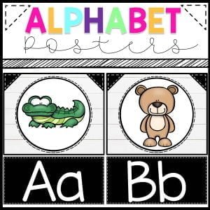 Farmhouse Primary Alphabet Posters