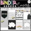 Bold Brights EDITABLE Binder Covers