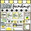 Lemon Farmhouse Classroom Decor Bundle