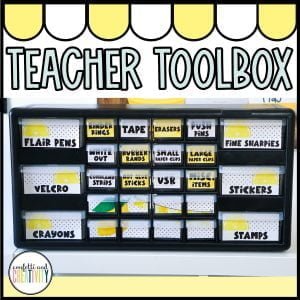 Lemon Farmhouse Teacher Toolbox Labels