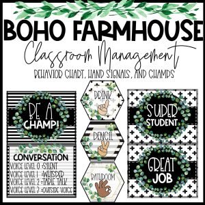 Boho Farmhouse EDITABLE Meet the Teacher