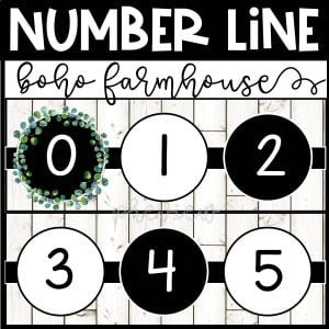 Farmhouse Numbers 0-20 with Ten Frames