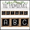 Tile Farmhouse Scrabble Letters