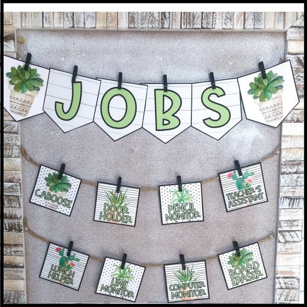 Plant Job Cards and Banner