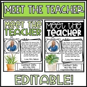 Plant Meet the Teacher