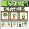 Plant Editable Labels