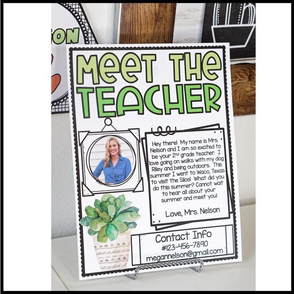 Plant Meet the Teacher