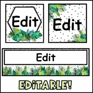 Tropical Calendar Pack | Confetti & Creativity
