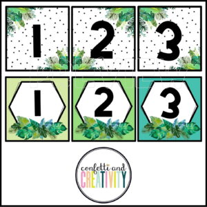 Tropical Calendar Pack | Confetti & Creativity