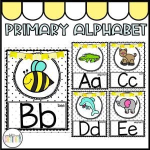 Lemon Primary Alphabet Posters