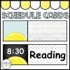 Lemon Schedule Cards