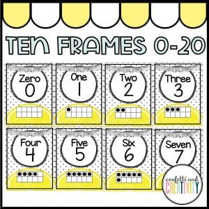 Lemon Ten Frames 0-20