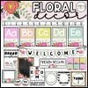 Farmhouse Floral Classroom Decor Bundle