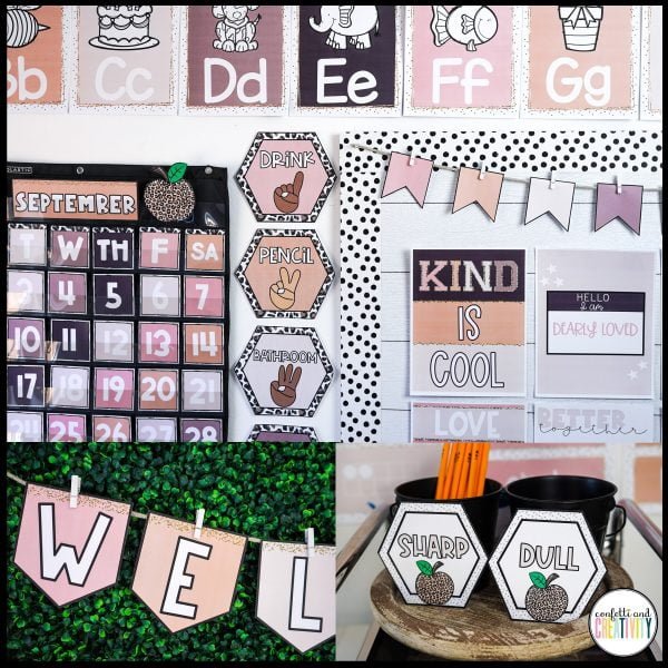 Boho Neutrals Classroom Decor Bundle