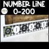 Farmhouse Number Line 0-200 | Negative Number Line