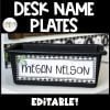 Farmhouse Desk Name Plates