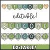 Nature Editable Welcome Banners