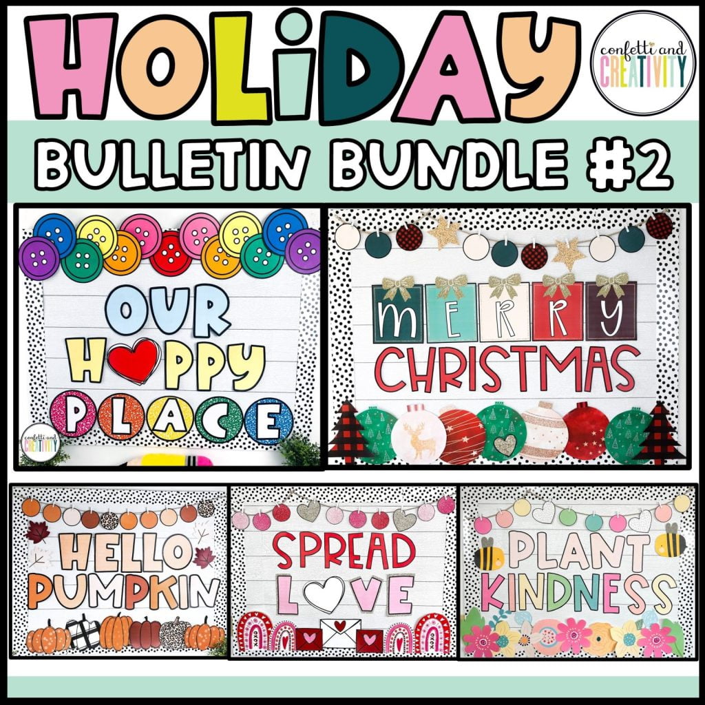 Holiday Bulletin Board Bundle #2 Display Picture