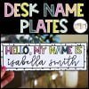 Bold Bright Desk Name Plates